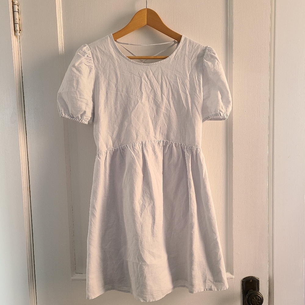 aritzia sunday best grey saida dress